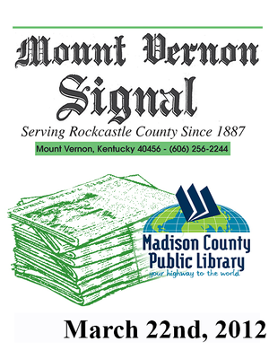 cover image of Mount Vernon Signal 03/22/2012